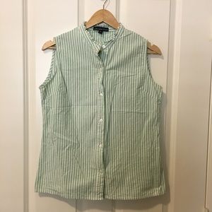 Kiel James Patrick Striped Sleeveless Blouse